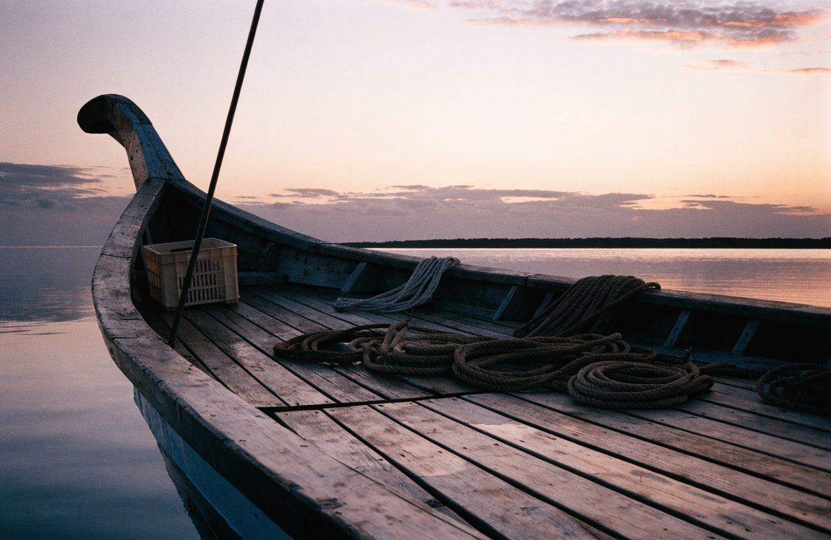 Sunset fishing